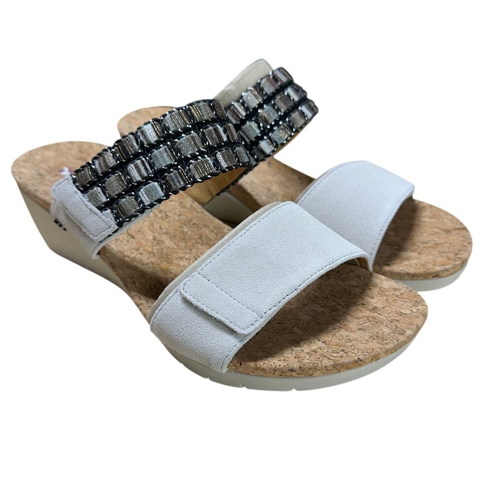 Revere Women's Sorrento Pebble Wedge Sandal Size 7M New In Box Condition